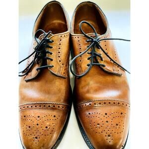 Allen Edmonds Sanford Brown Cap Toe Oxfords Mens 11.5 A (Narrow) USA